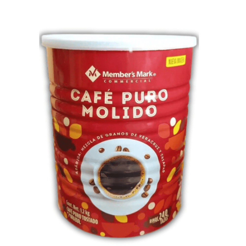 CAFE PURO TOSTADO MEMBERS MARK LATA 1.2