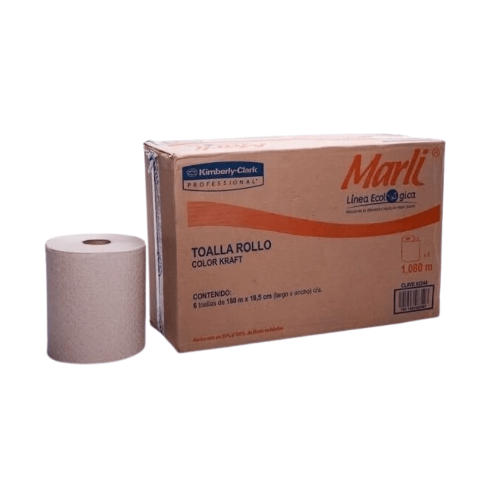TOALLA ROLLO ECOLOGICA 6/180