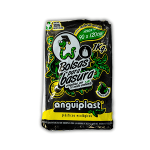 BOLSA ANGUIPLAST NEGRA PLANA 90 X 120
