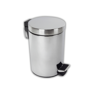 BASURERO PEDAL GRANDE ACERO